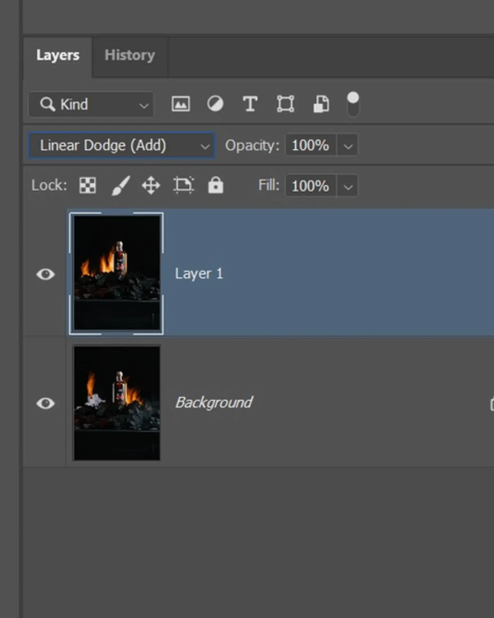 Photoshop layer in linear Dodge mode. The trick with “gluing” the light directly in photoshop. Photoshop layers in linear Dodge mode.